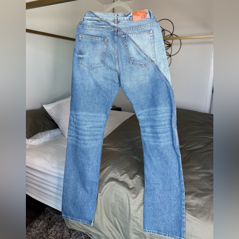 EB DENIM “GEMINI” Jeans in Hendrix & Cobain Size 27 NWT Baggy Fit Sold Out Y2K - Picture 2 of 9